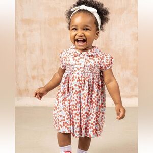 Adorable Red and White Baby Dress